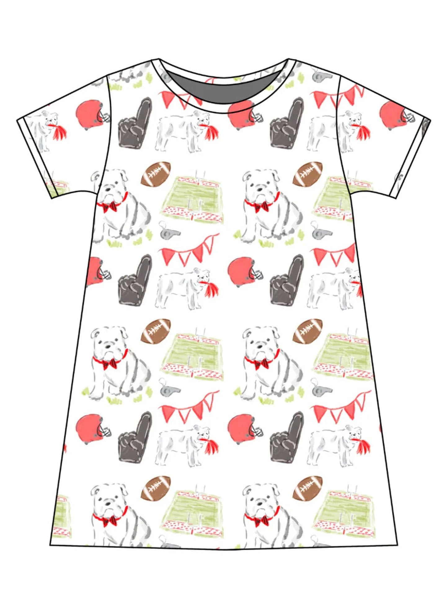 PRE ORDER Charlotte Play Dress - Game Day Dawgs