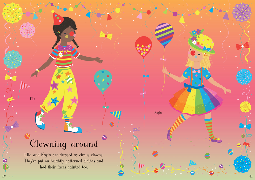 Little Sticker Dolly Dressing Costume Parade : Usborne