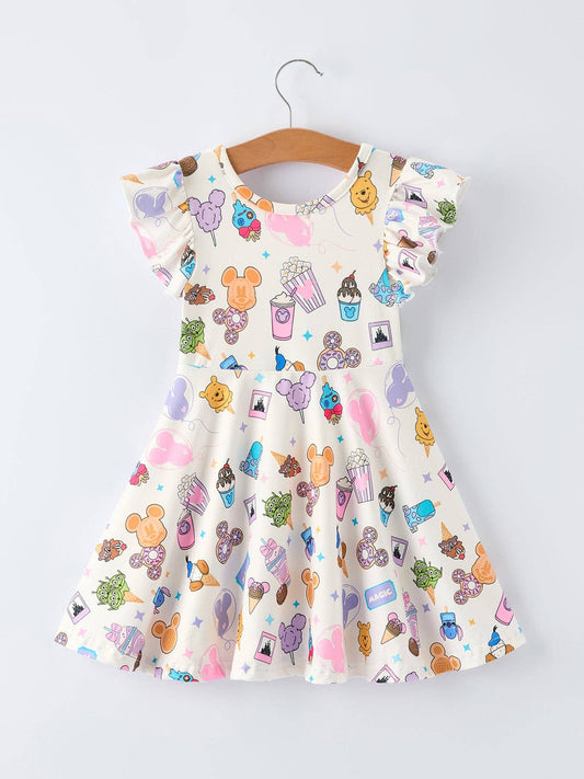 Summer Ice Cream Girls Dress