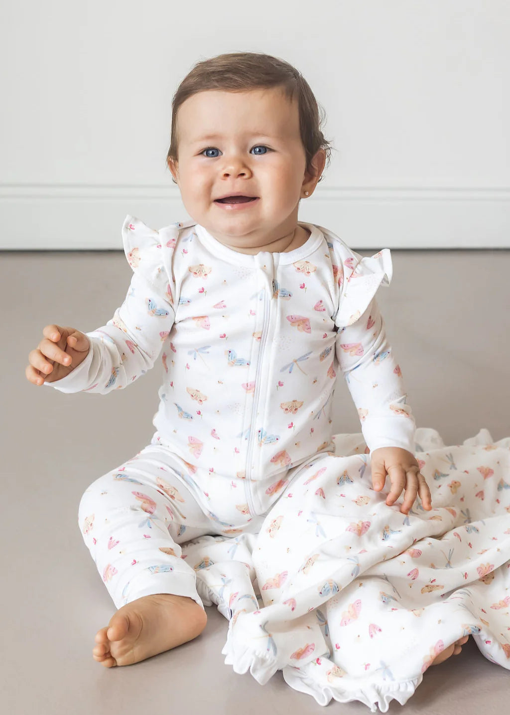 Butterflies Baby Onesie