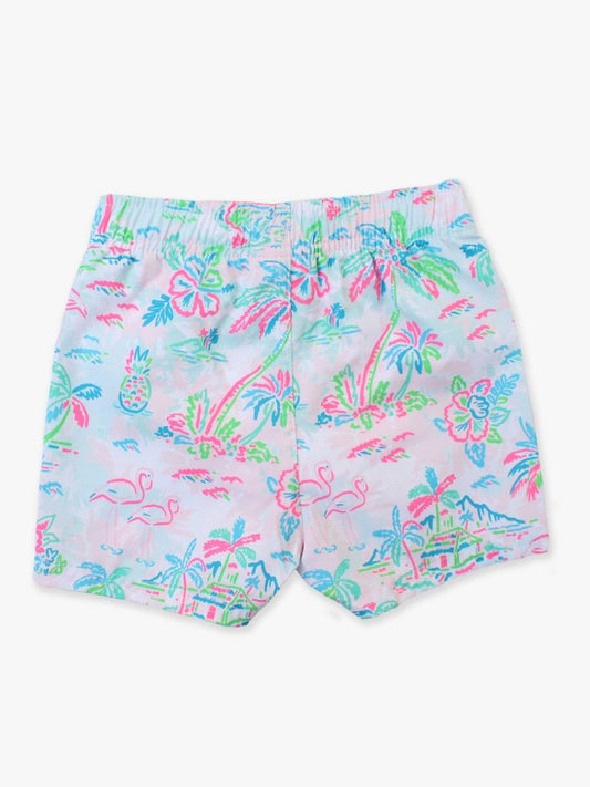 Boys Classic Swim Trunks - Tropical Resort