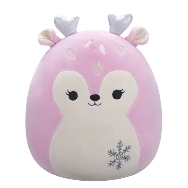 Squishmallow Christmas Plush Toy 5" Falala Pink Fawn
