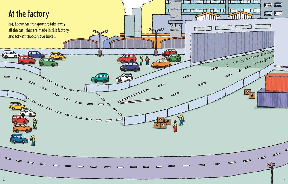 First Sticker Book Trucks : Usborne