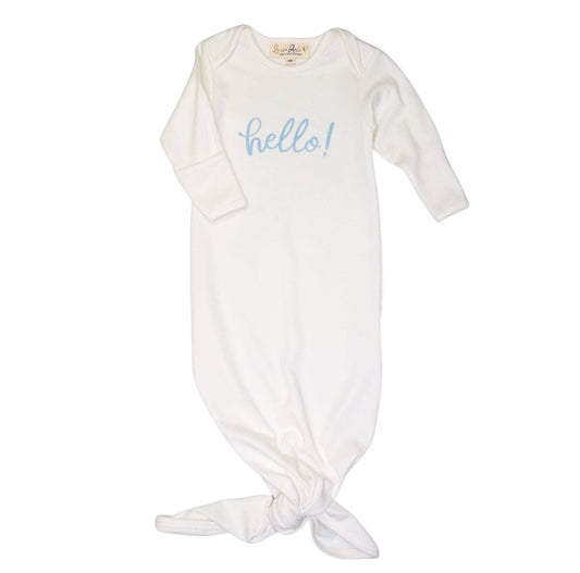 Hello! Knot Gown - Blue by Luna and Arlo