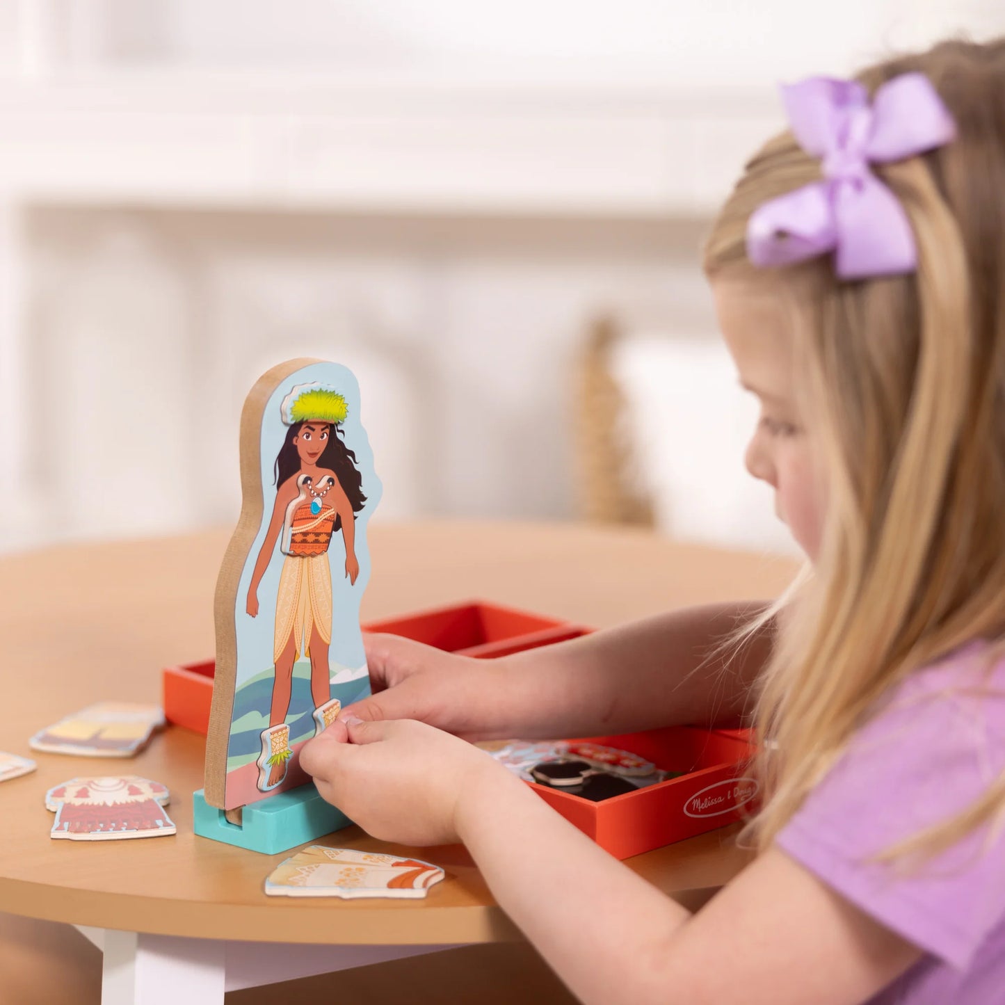 Disney Moana Wooden Magnet Dress-Up Play Set