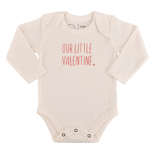 Our Little Valentine | Long sleeve graphic bodysuit