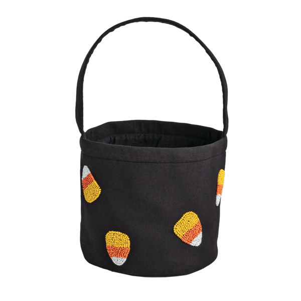 Candy Beaded Halloween Bucket