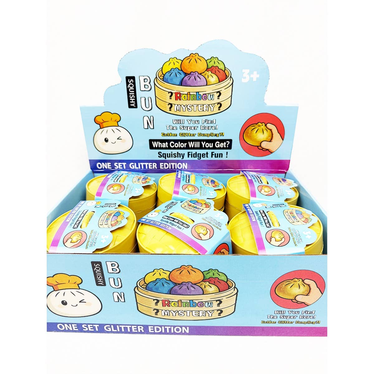 Mystery Dumpling Flour Squishy Box with Steamer