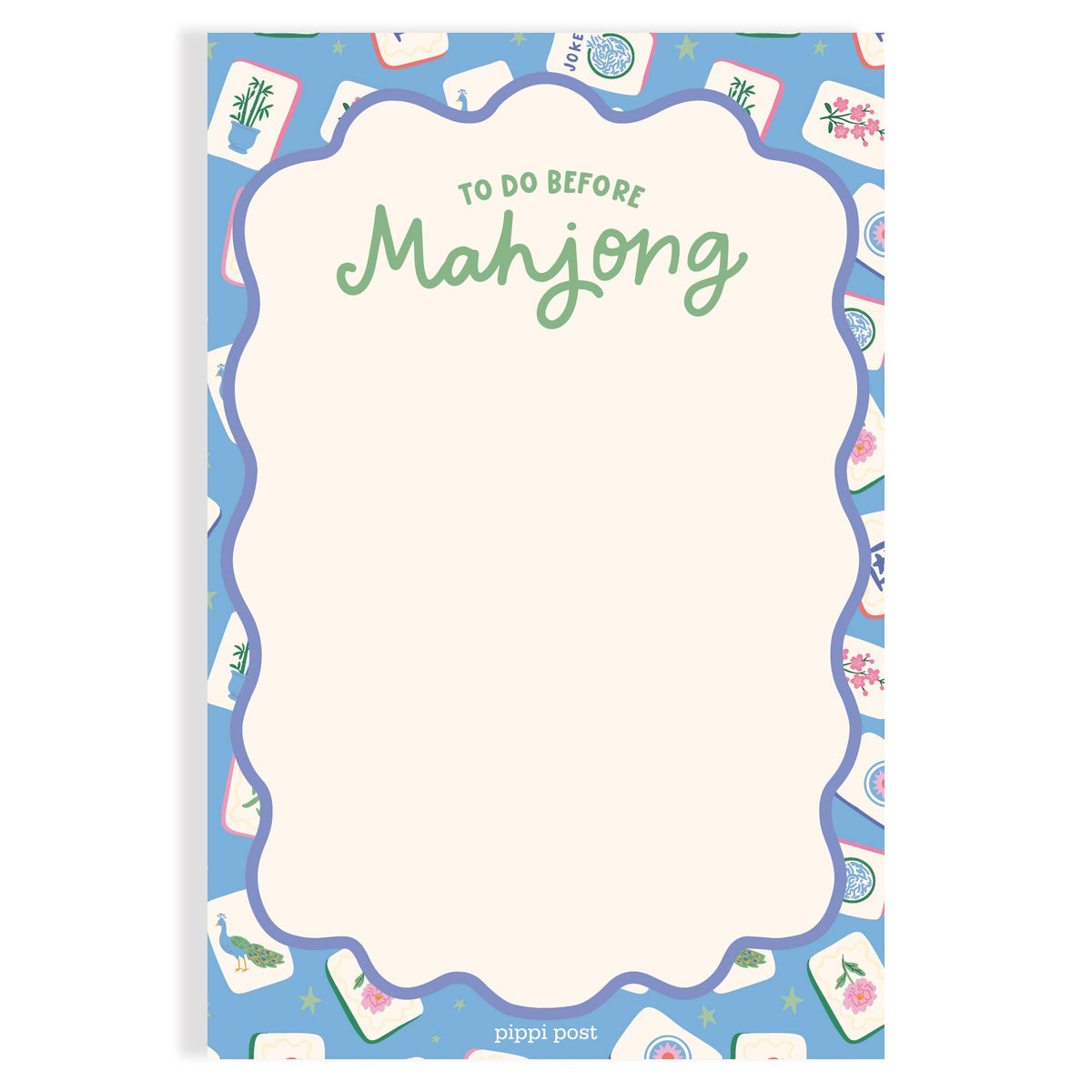 To Do Before Mahjong 4x6 Notepad