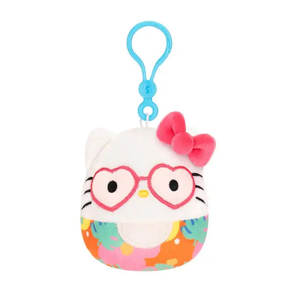 Squishmallow Plush Sanrio Tropical Hello Kitty 3.5" Clip