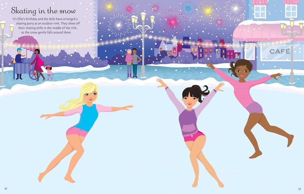 Sticker Dolly Dressing Ice Skaters : Usborne