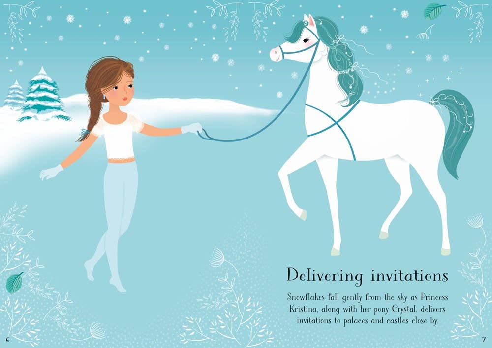 Little Sticker Dolly Dressing Snow Princess : Usborne