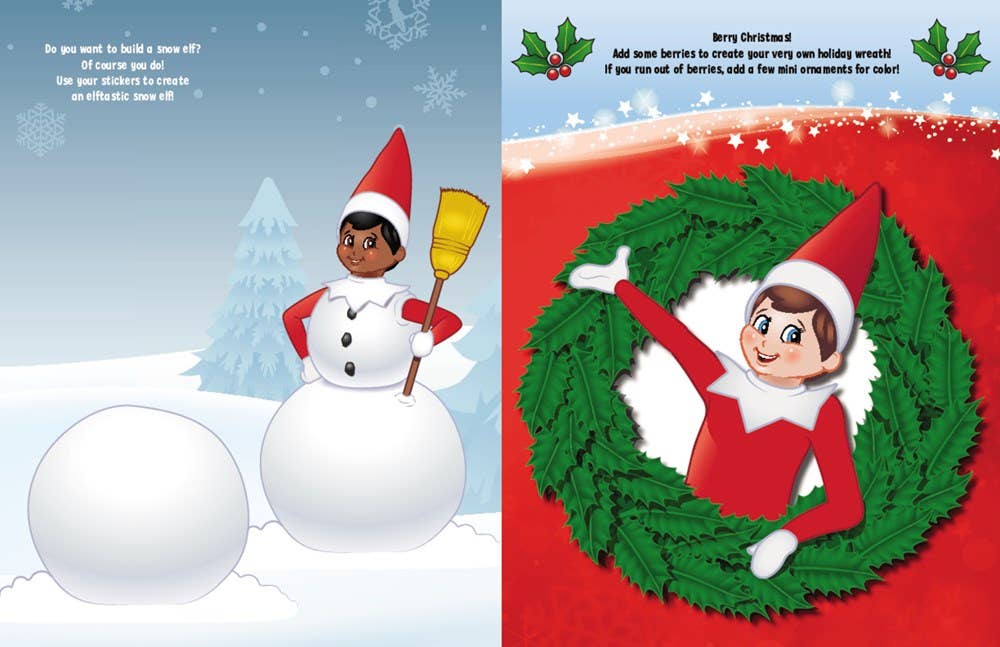 Elf on the Shelf: Stocking Stuffer Sticker Book