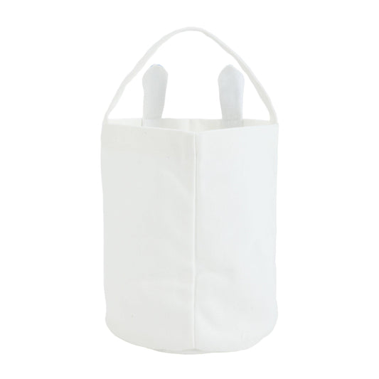 Blue Gingham Easter Bunny Basket