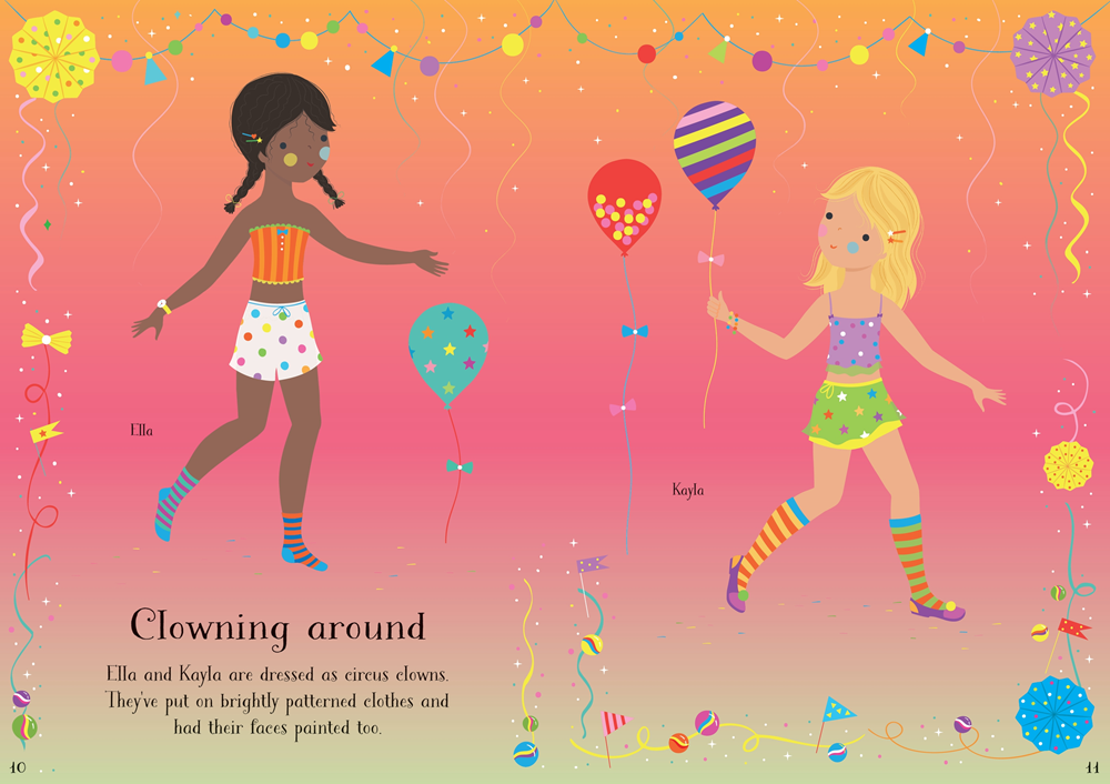 Little Sticker Dolly Dressing Costume Parade : Usborne