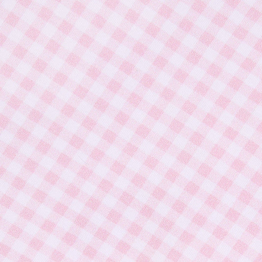 Baby Checks Swaddle Blanket - Pink