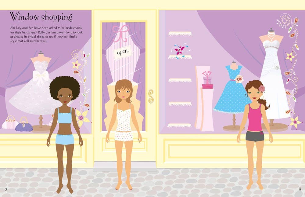 Sticker Dolly Dressing Weddings : Usborne