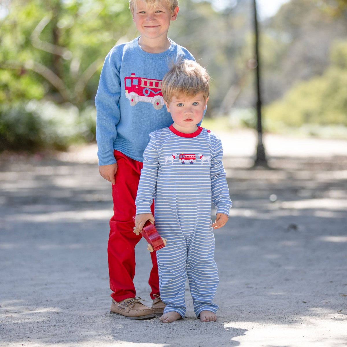 Fire Truck Sweater