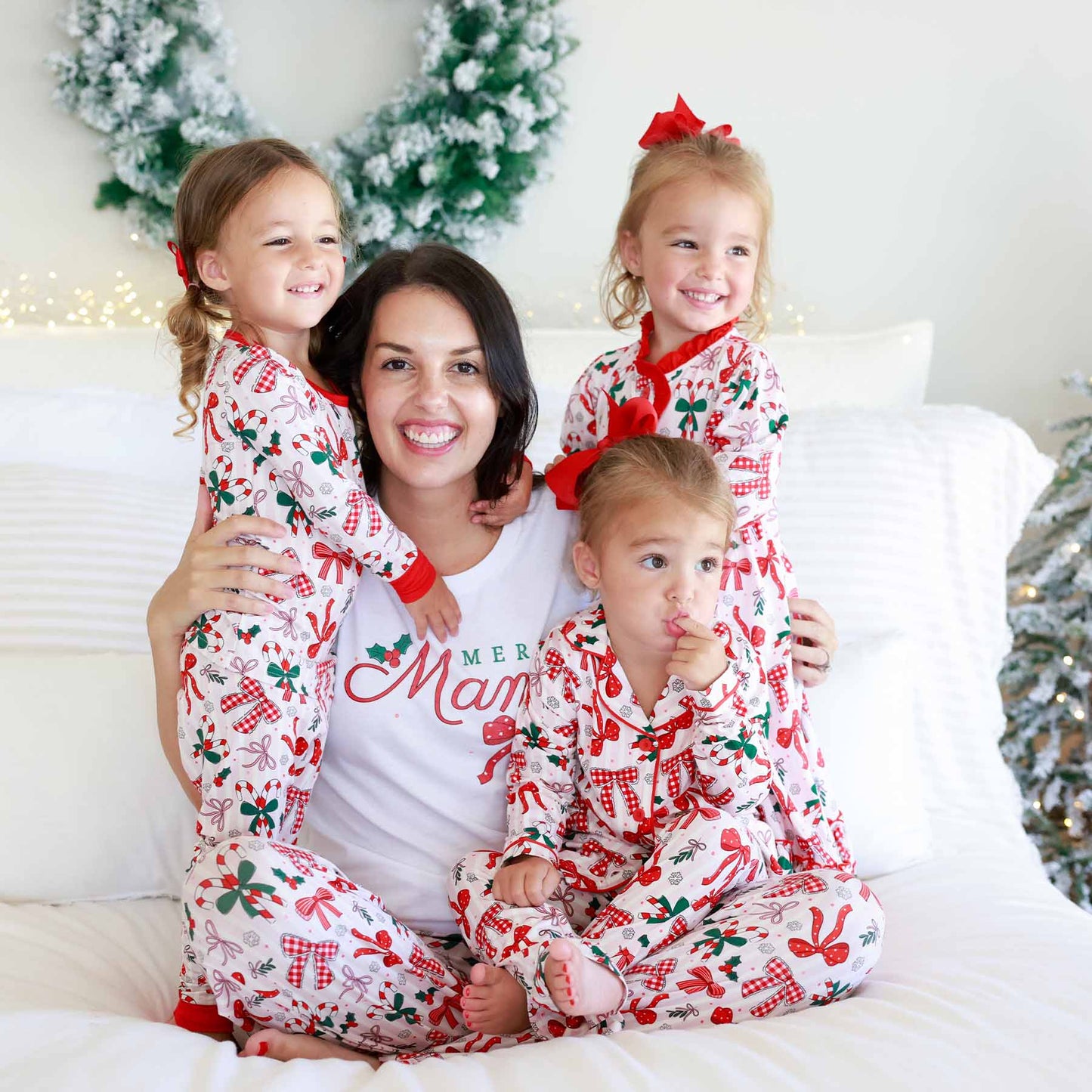 Bow What Fun Two Piece Pajama Set