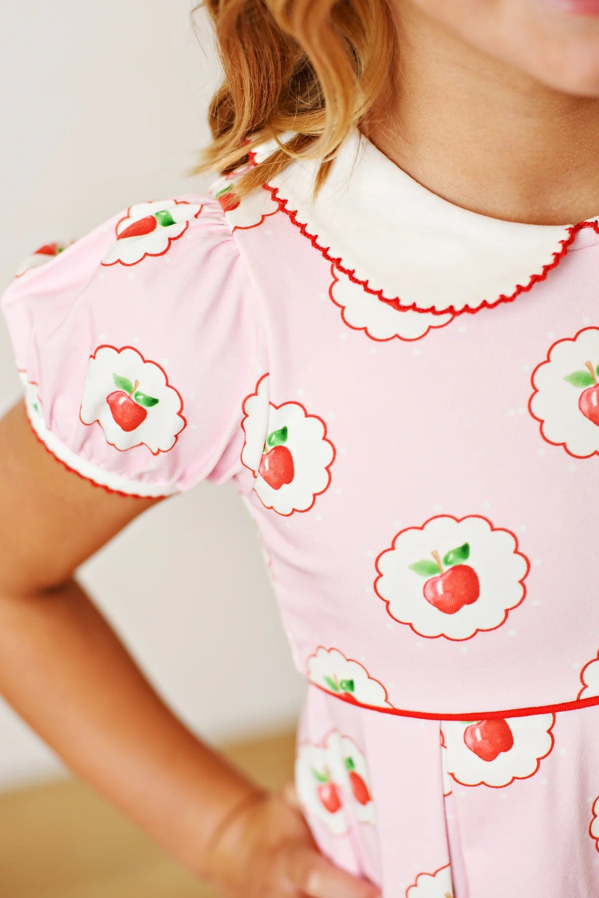 Swoon Kids Back to School Apple Dress