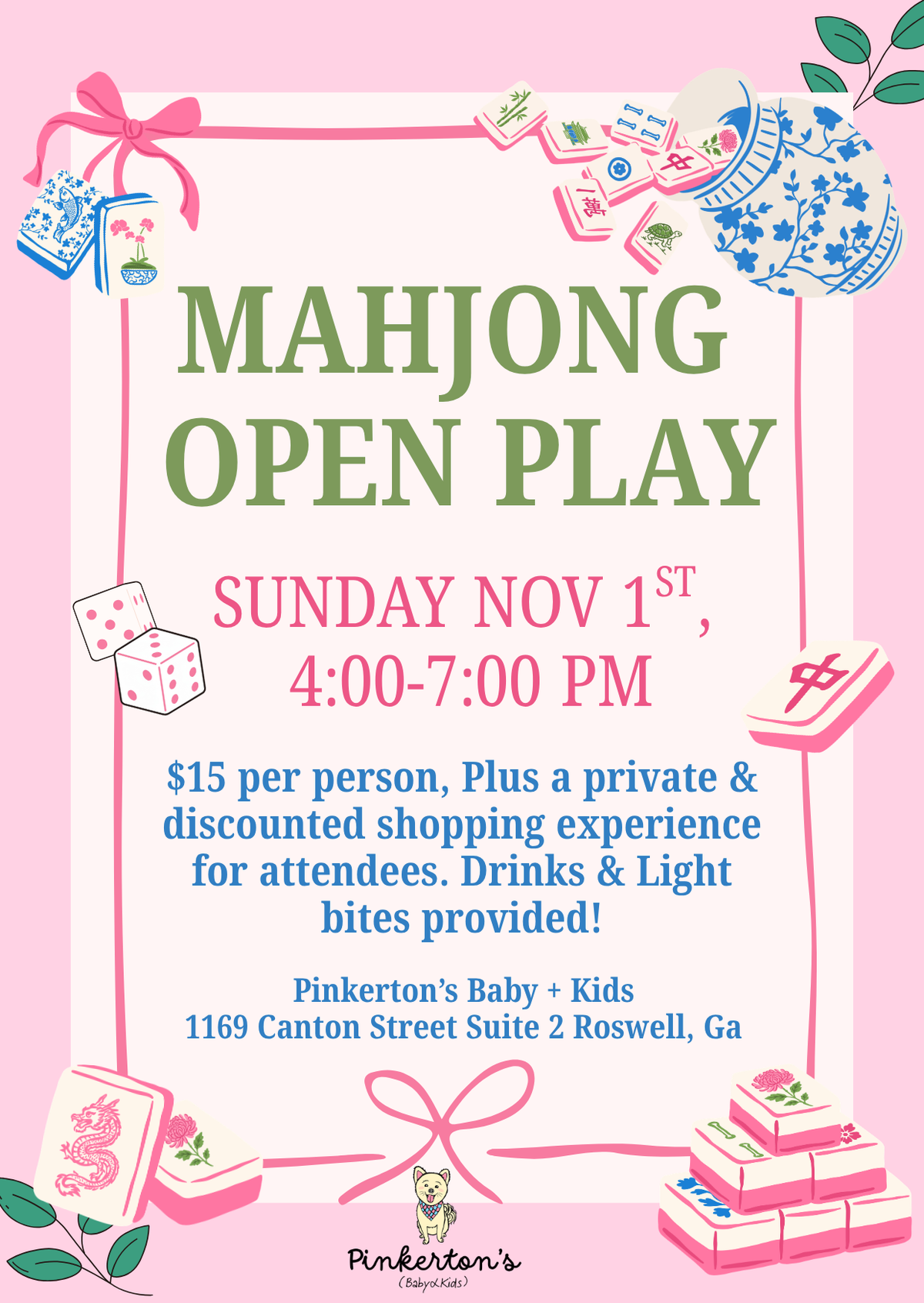 Mahjong Open Play