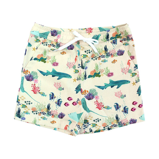 Coral Reef Boys Swim Trunks