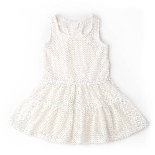 Girls Crochet Tank Cover Up Dress