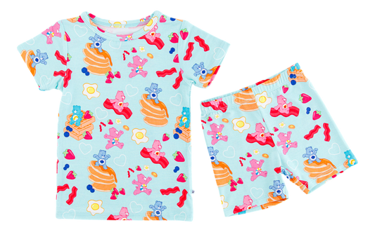 Care Bears Breakfast Bearts 2 Piece PJ Short