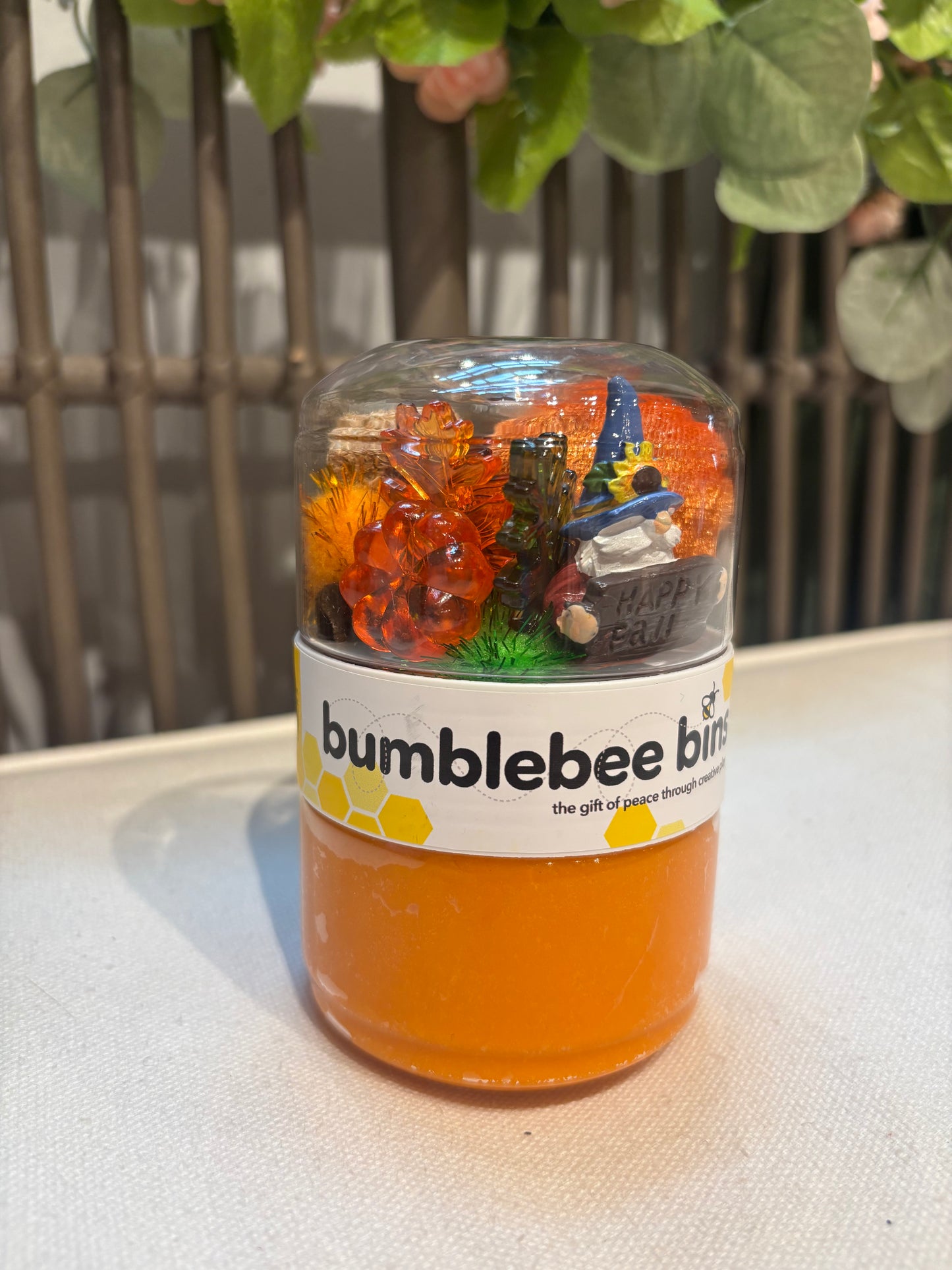 Bumblebee Bins Fall Jar