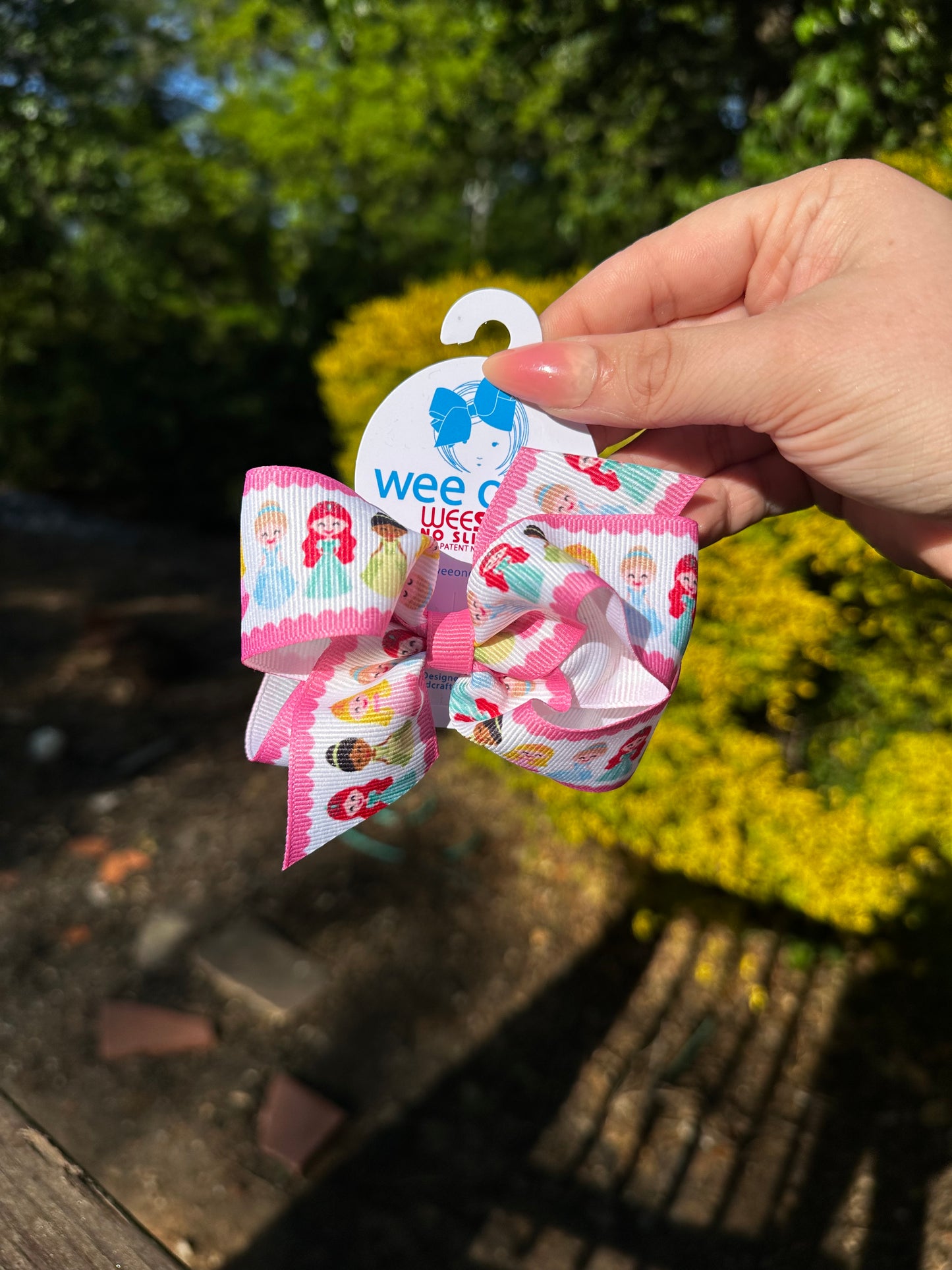 Medium Princess Print Bow