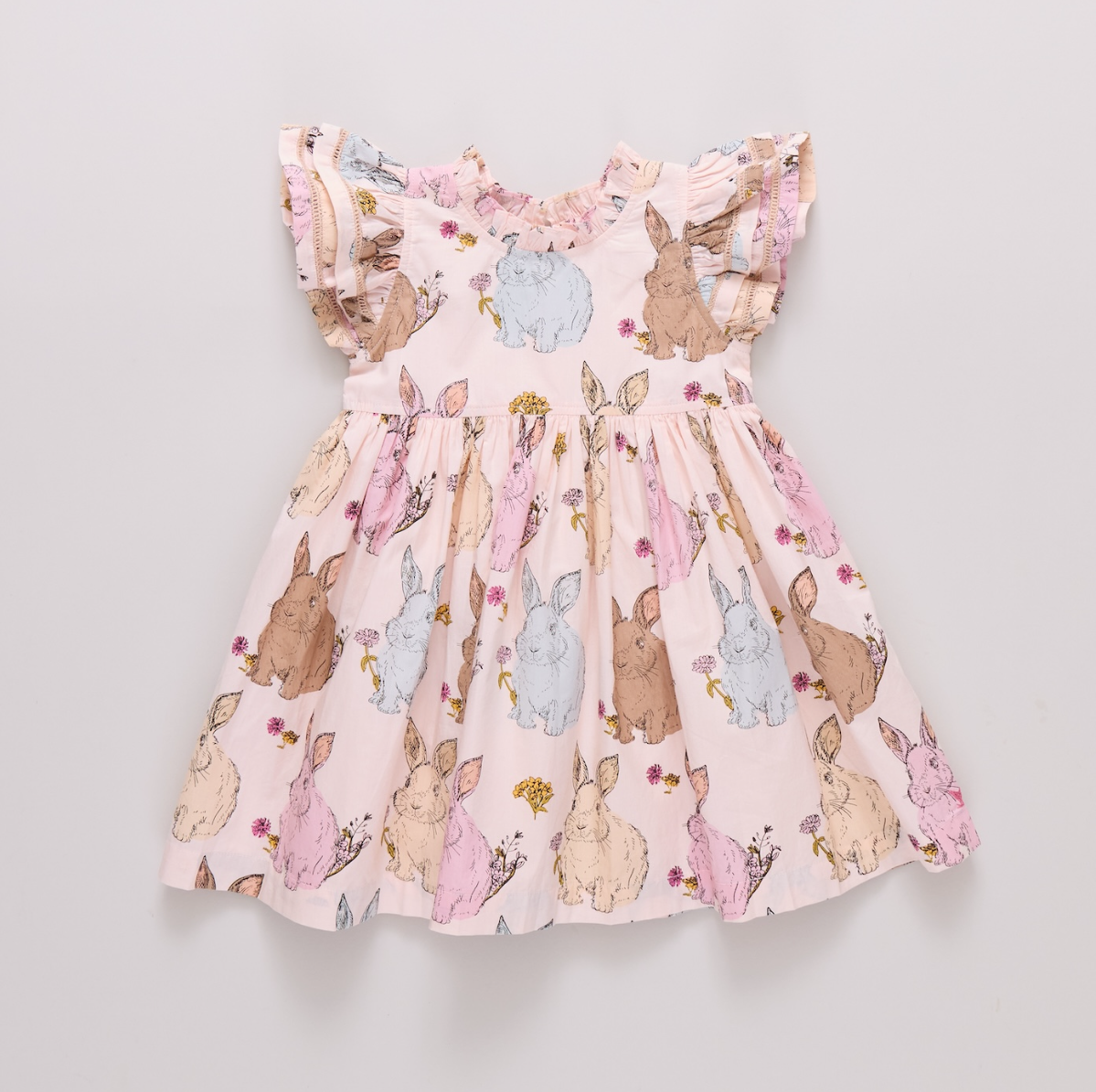 Pink Chicken Girls Jennifer Double Ruffle Dress