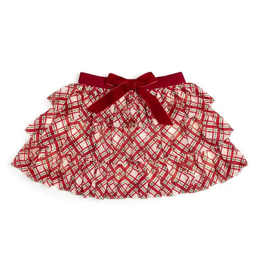 Christmas Plaid Tiered Tutu