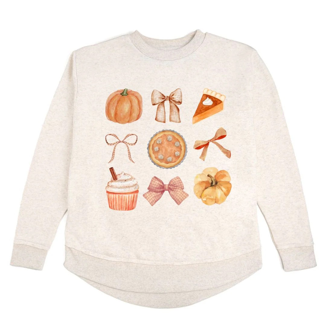 Thankful Thanksgiving Women's Sweatshirt- Natural