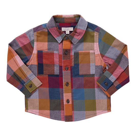 Boys Jack Shirt- Harvest Check