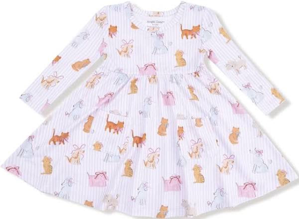 twirl dress dog print