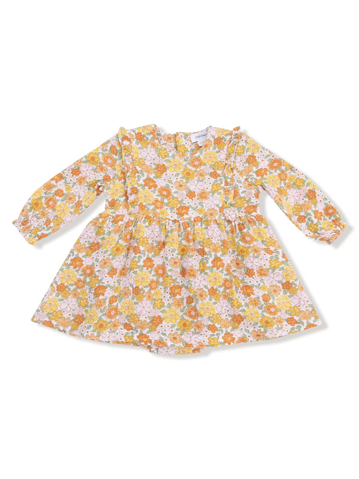 amber ruffle floral bubble