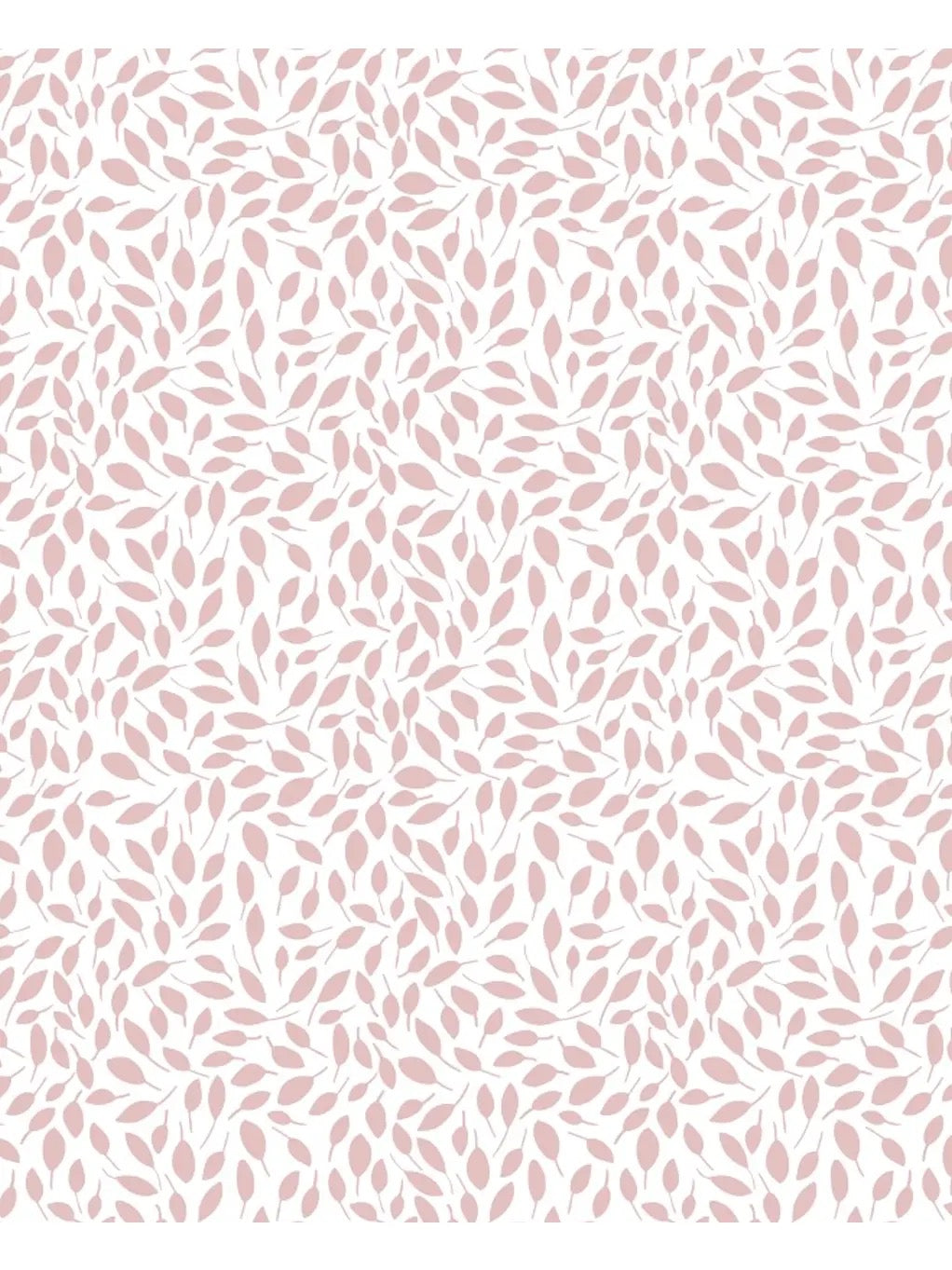 Pink Leaves Baby Blanket