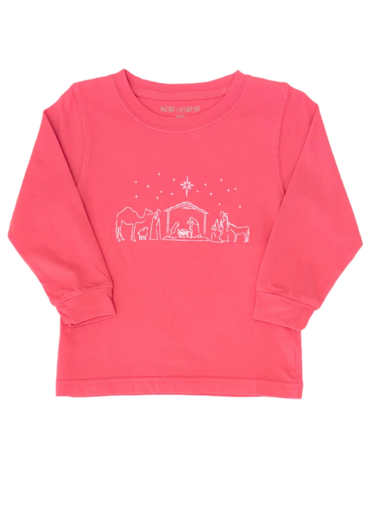 LS Pink Nativity T- Shirt