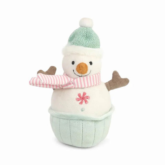 Snowman Cupcake Chime Plush
