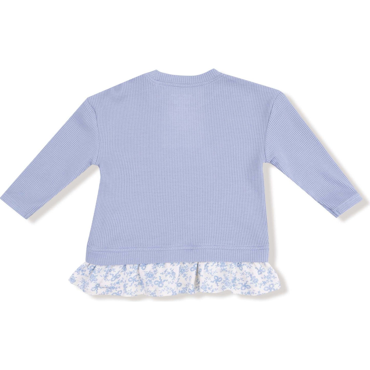 Romi Floral Waffle Pullover w Rib Leggings