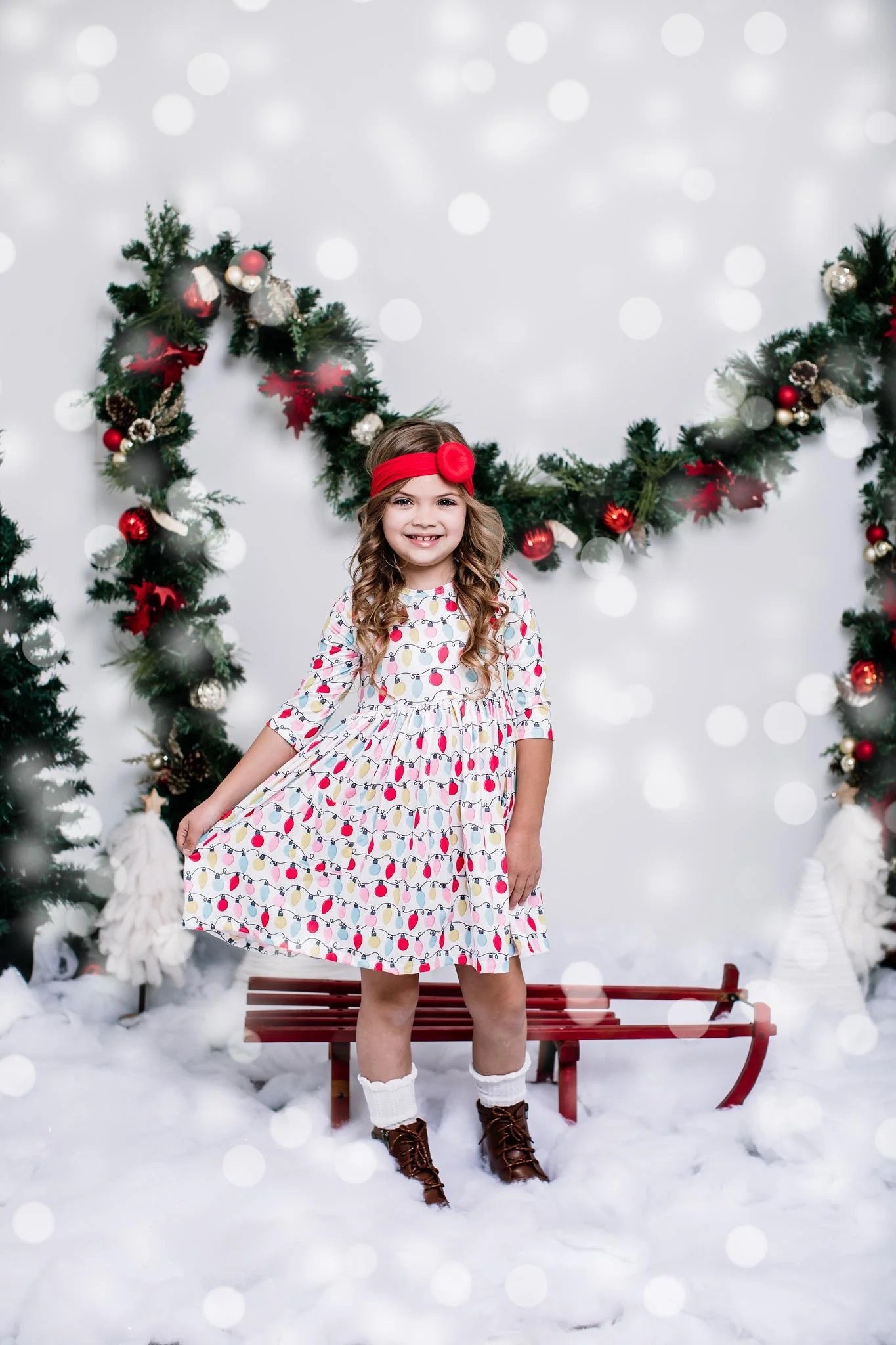 Merry and Bright Pocket Twirl Dress