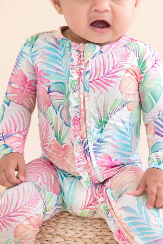 Lucia Ruffle Convertible Romper