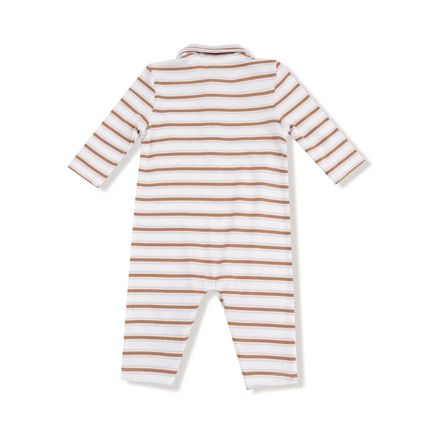 Vintage Stripe Polo Romper