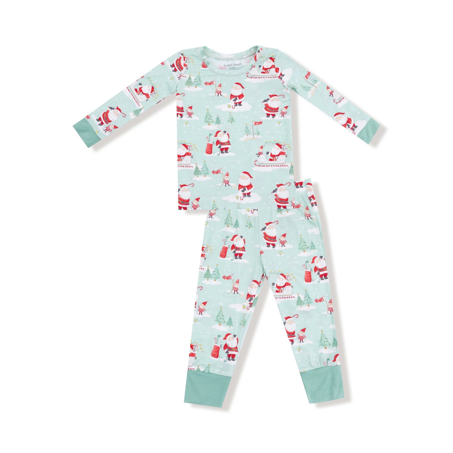 Golfing Santa and Elves- L/S Loungewear Set