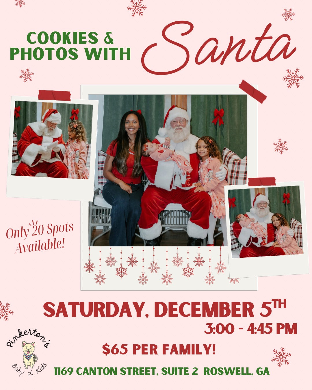 Cookies and Photos With Santa