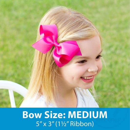 Medium Red Bow with Black Trim