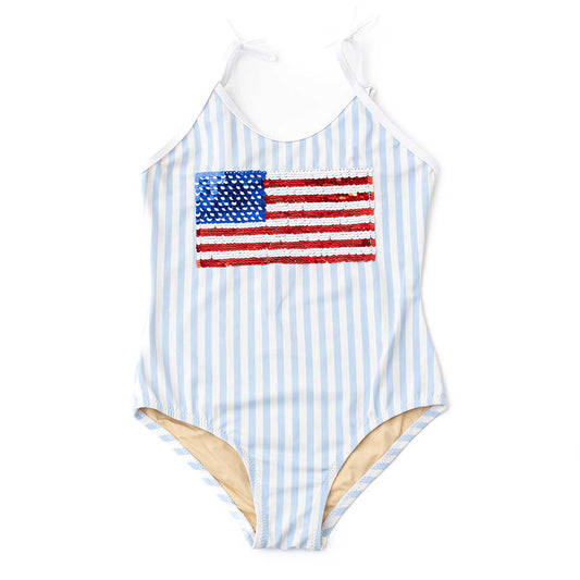Americana Girls Sequin Suit