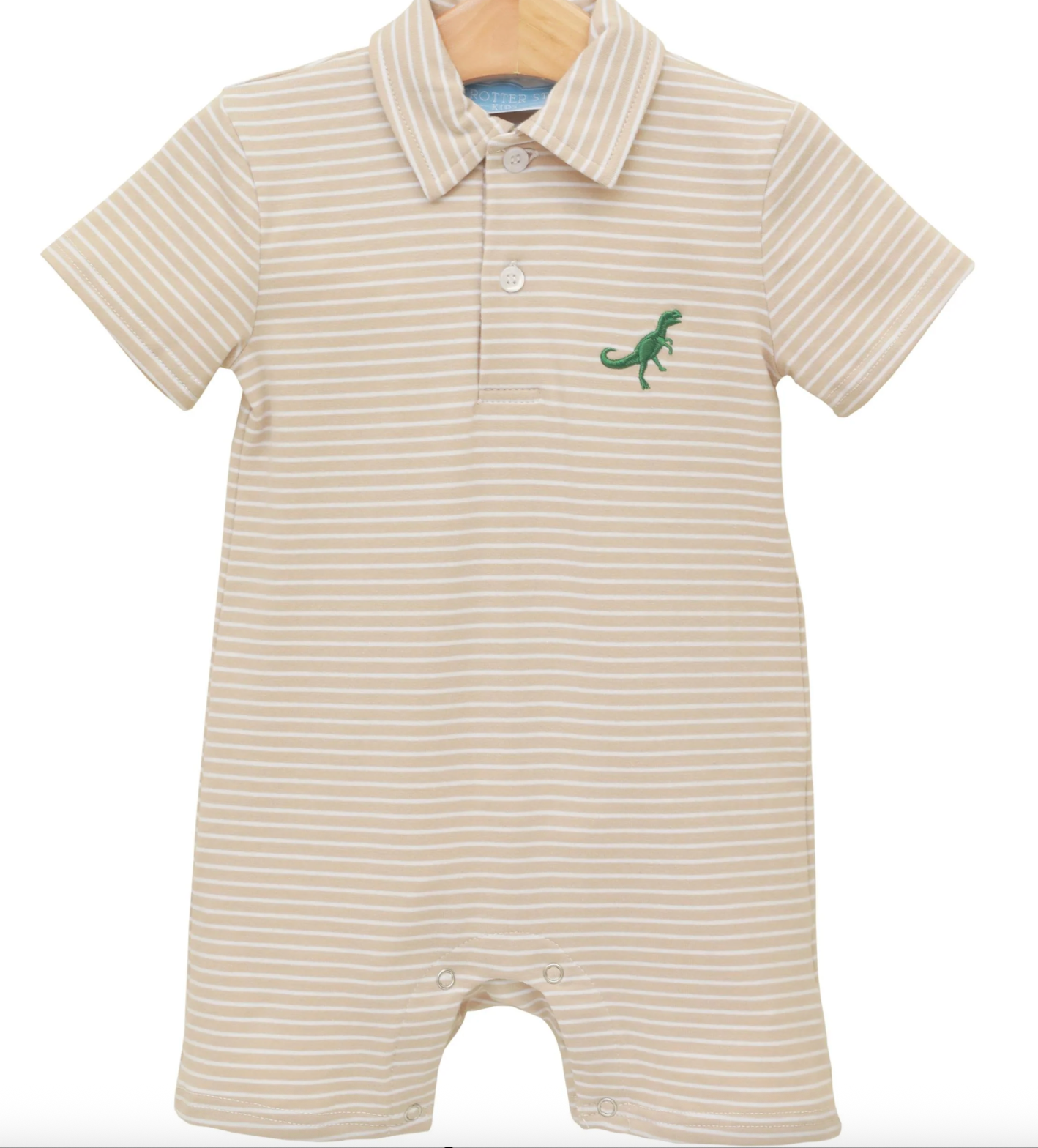 Trotter Street Kids Dino-Mite Polo Romper