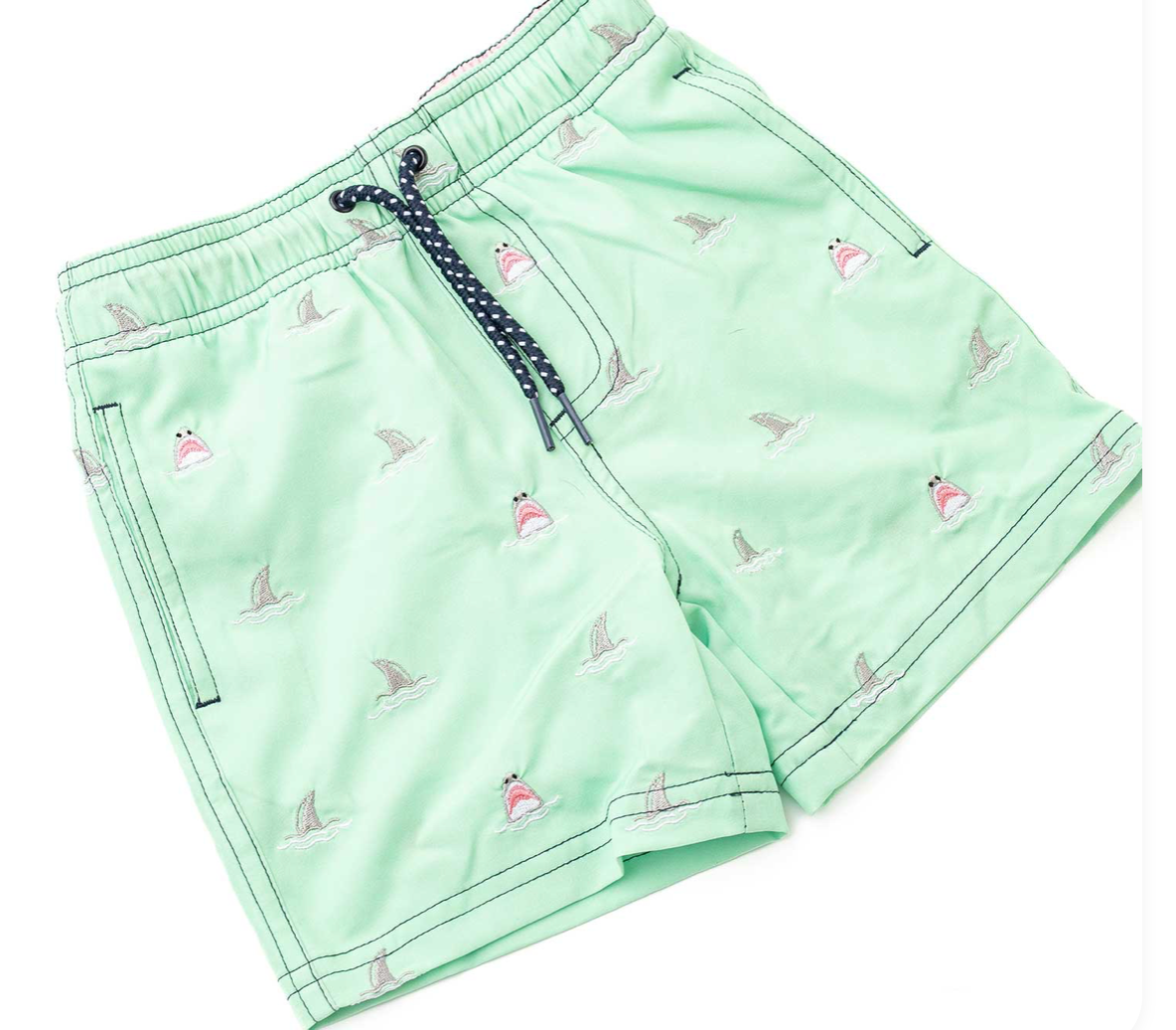 Shade Critter Boys Swim Trunks Shark