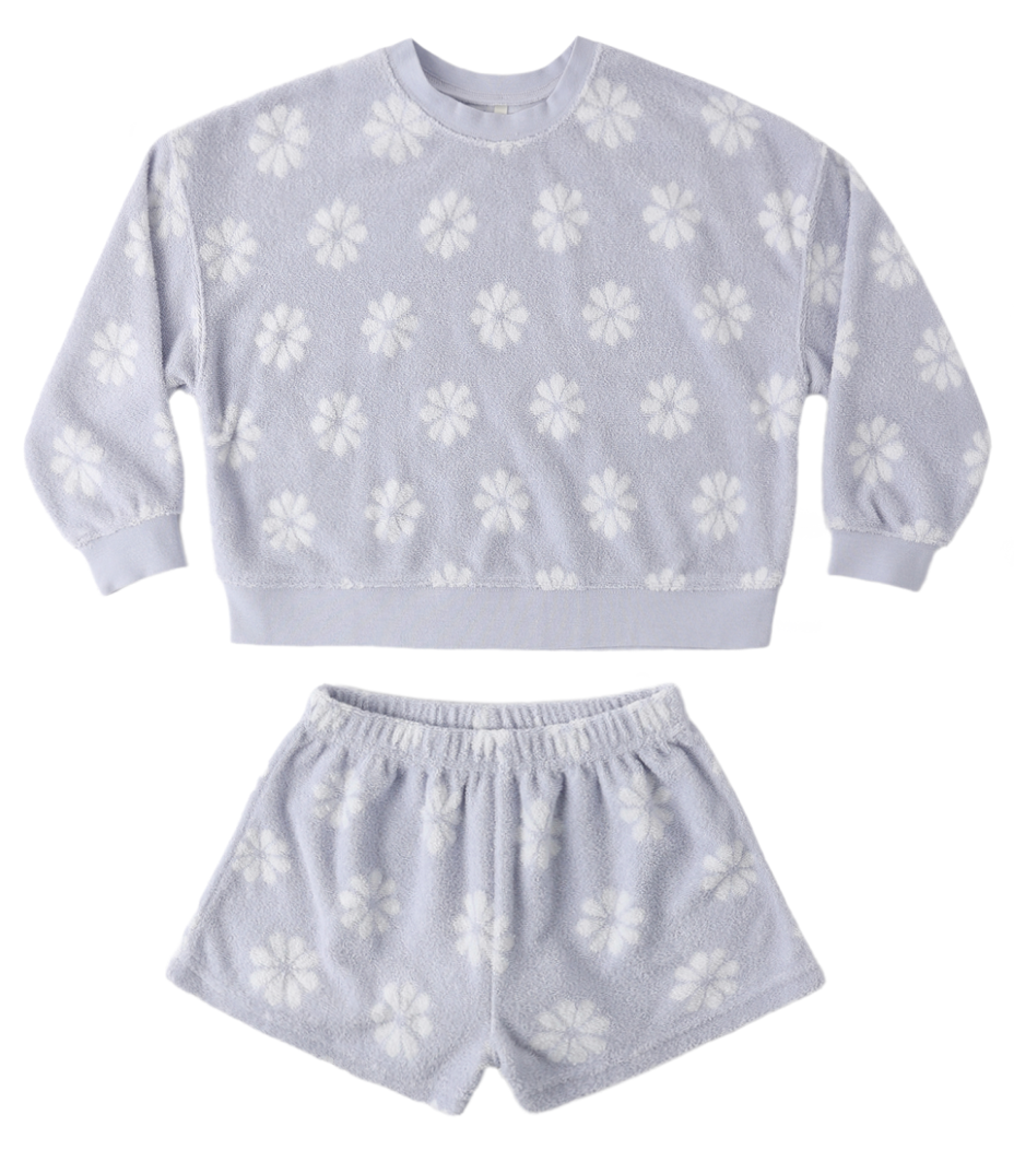Rylee&Cru Karli Set in Periwinkle Daisy